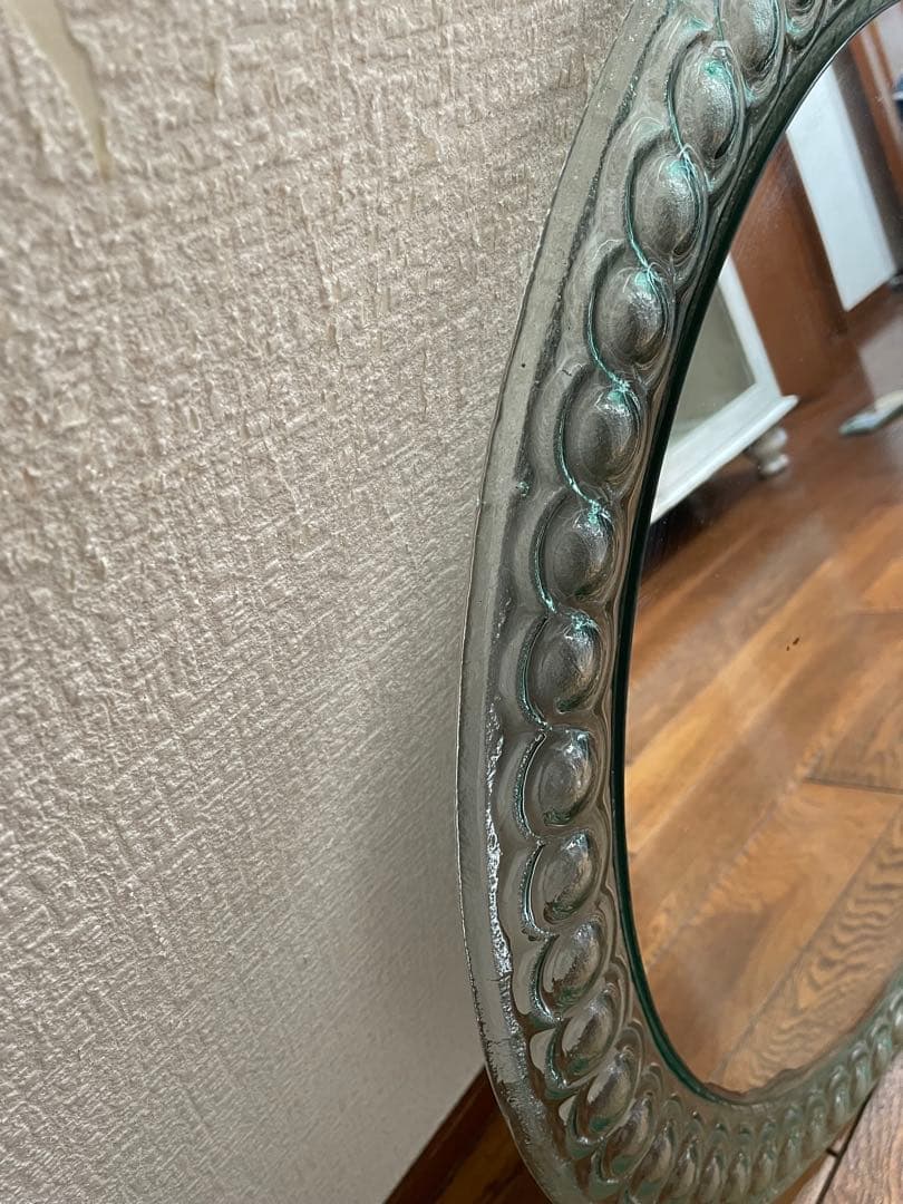 円形ガラスミラー 壁掛け用