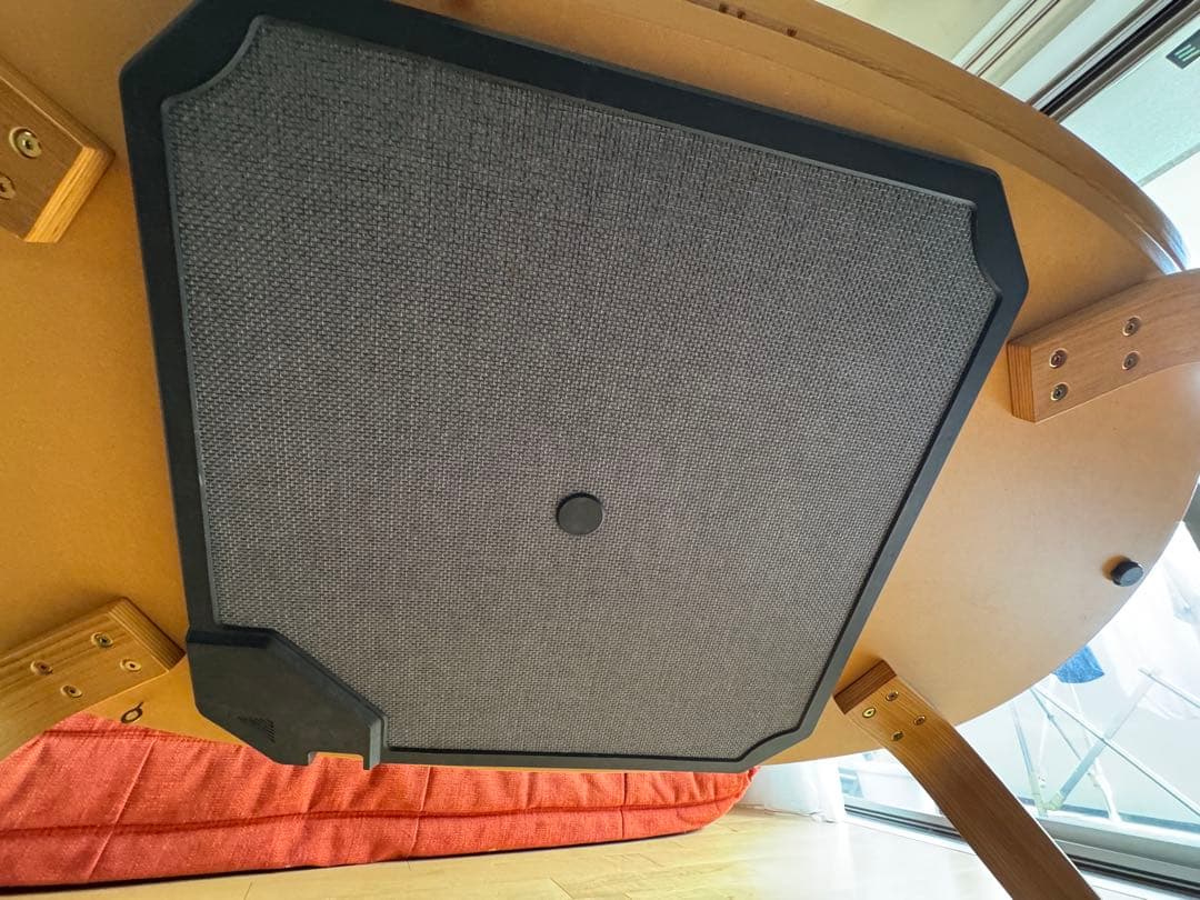 無印良品　楕円 こたつ 大　専用こたつかけ布団チェック柄付