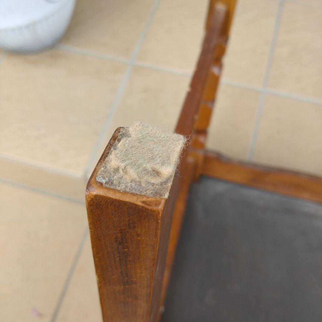 カリモク　アンティーク 木製チェア 2脚セット