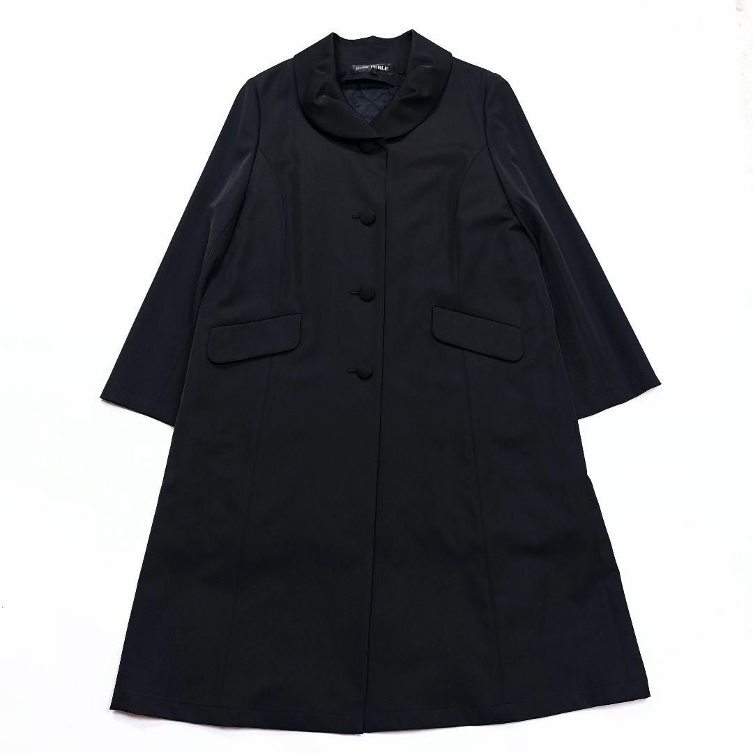 美品 SOIR PERLE ライナー付きコート 13 フォーマル 東京ソワール