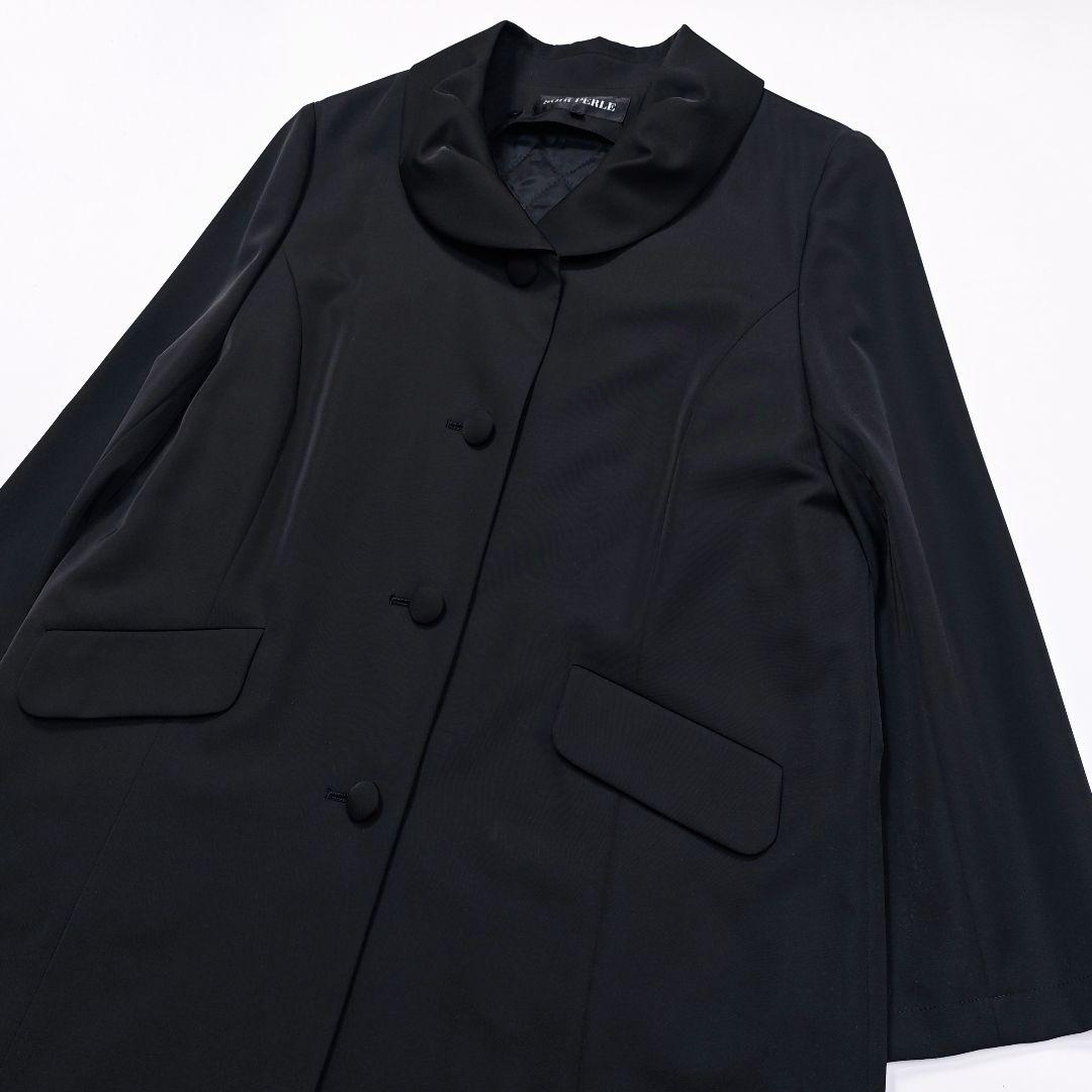 美品 SOIR PERLE ライナー付きコート 13 フォーマル 東京ソワール