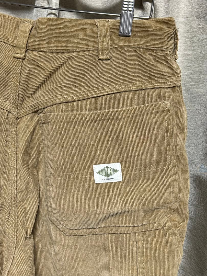 Supreme USA製 90~00\"年代 コーデュロイパンツ 34 ベージュ