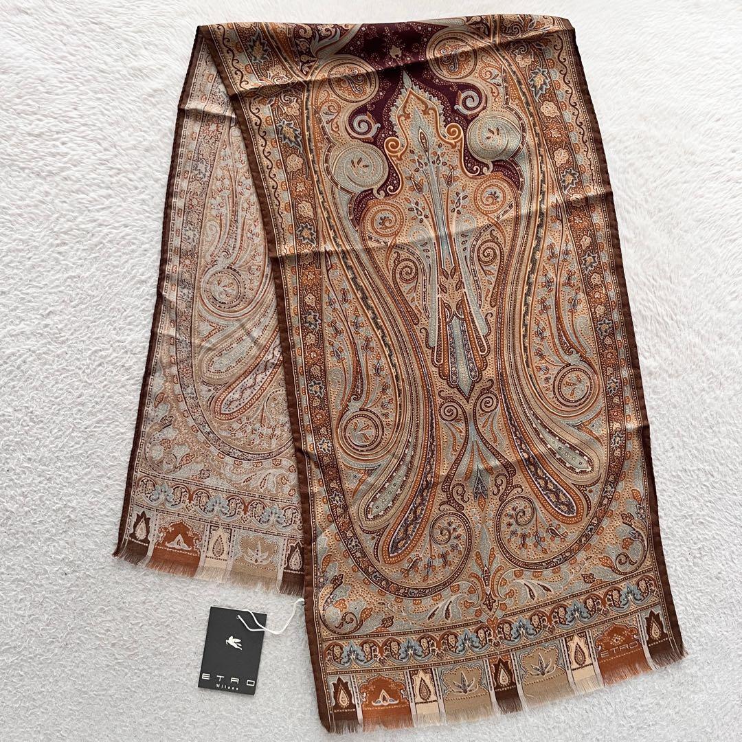 新品未使用✨ETRO エトロ 大判 ストール ショール ペイズリー 総柄
