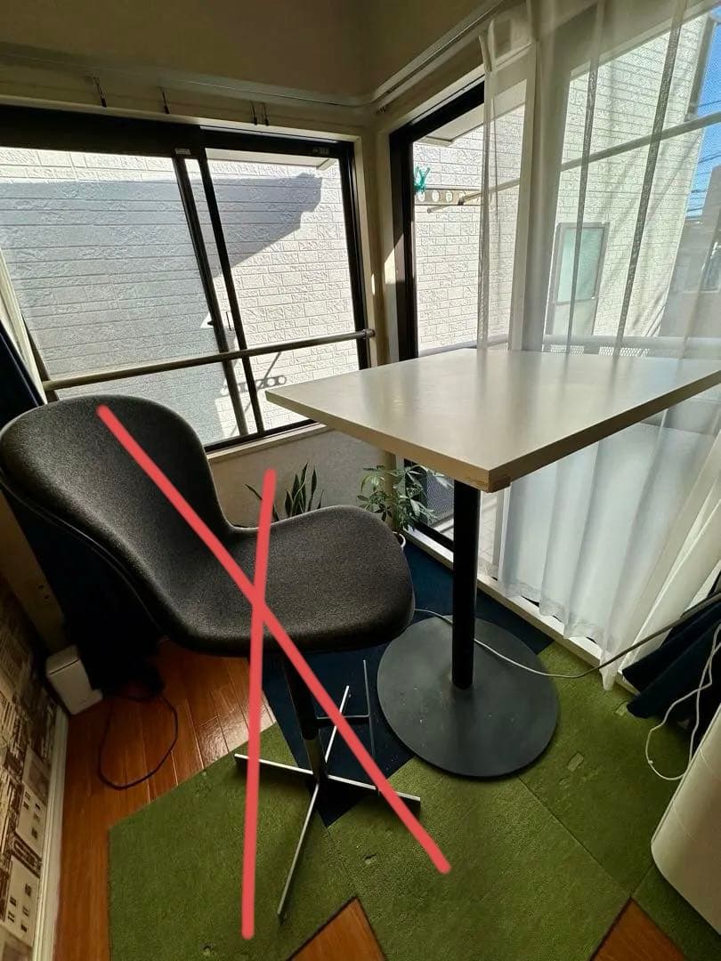 BoConcept バーテーブル&バーチェア2脚セット