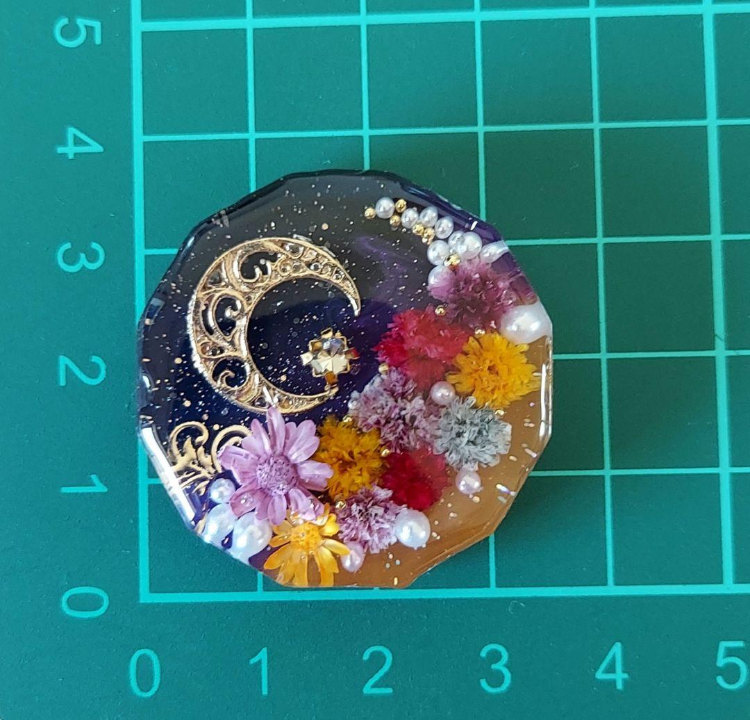 【1632】レジン　ハロウィン　ヘアゴム　ポニーフック　ブロ―チ　ハンドメイド
