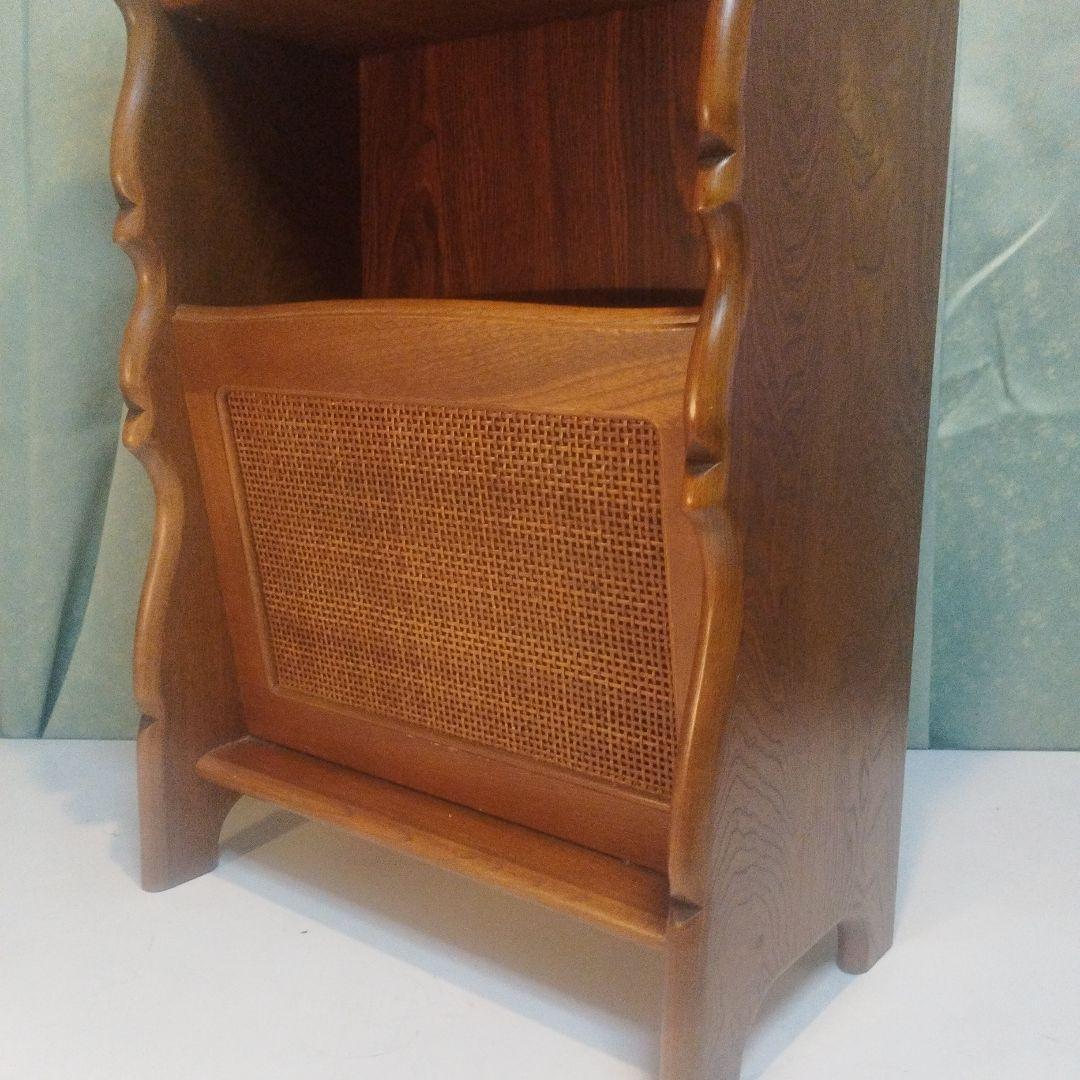 カリモク家具　花台　マガジンラック