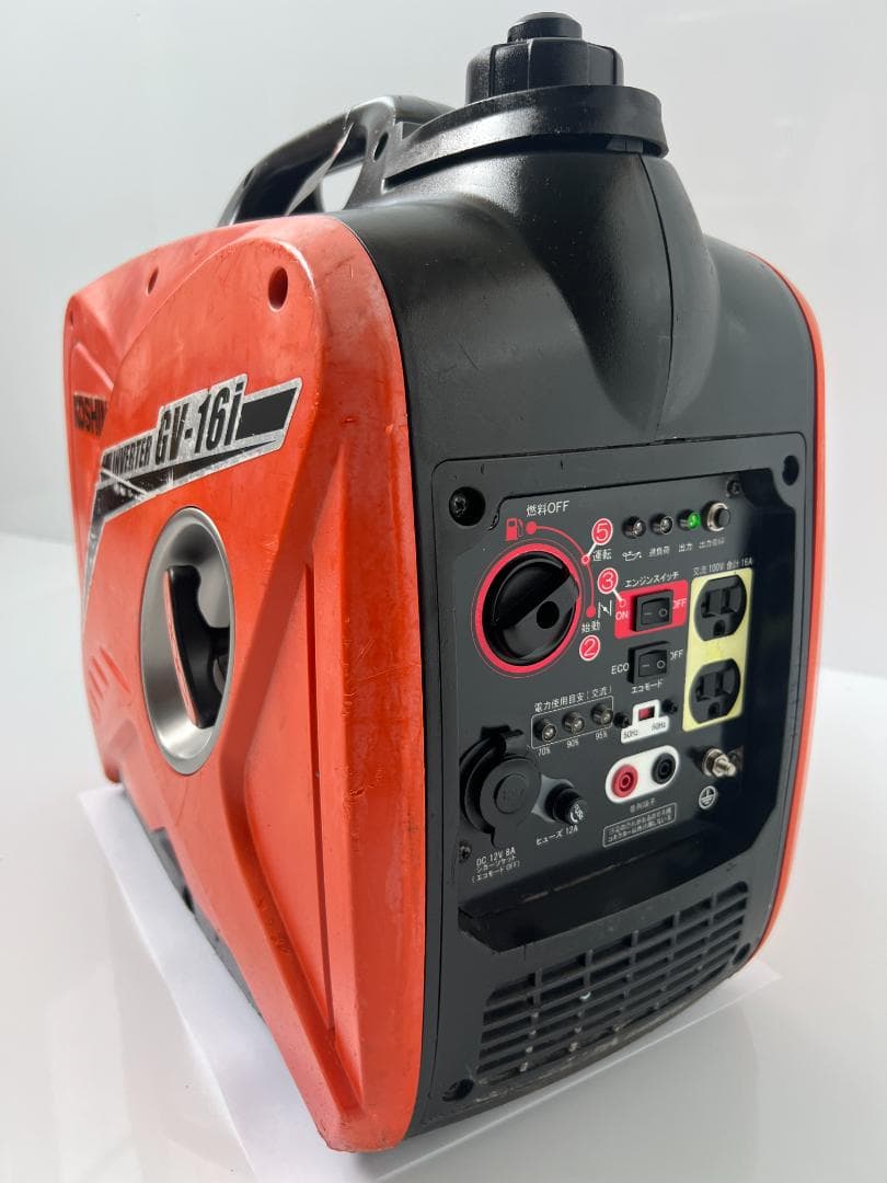 【動作良好・保証付】KOSHIN 工進 インバーター発電機 GV-16i★ 32