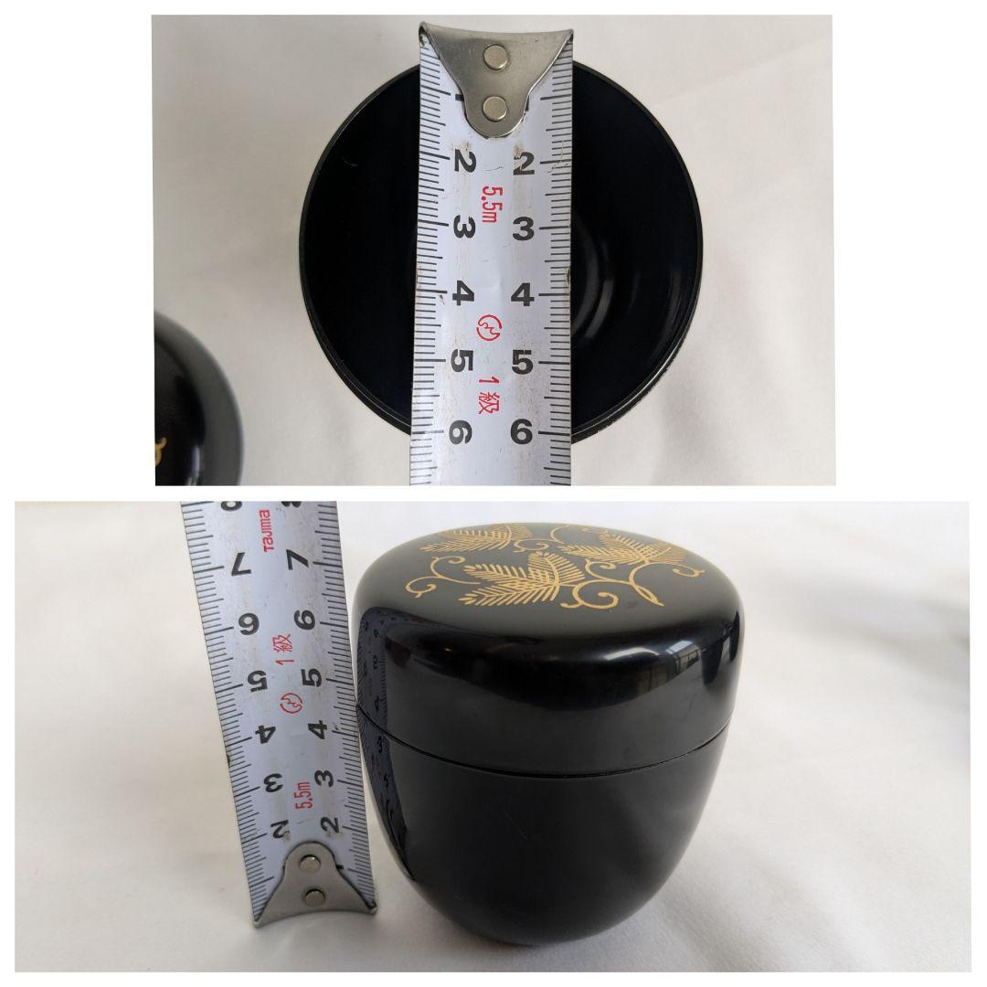 茶道具 棗 蒔絵 9点 まとめ売り 黒 赤 朱色