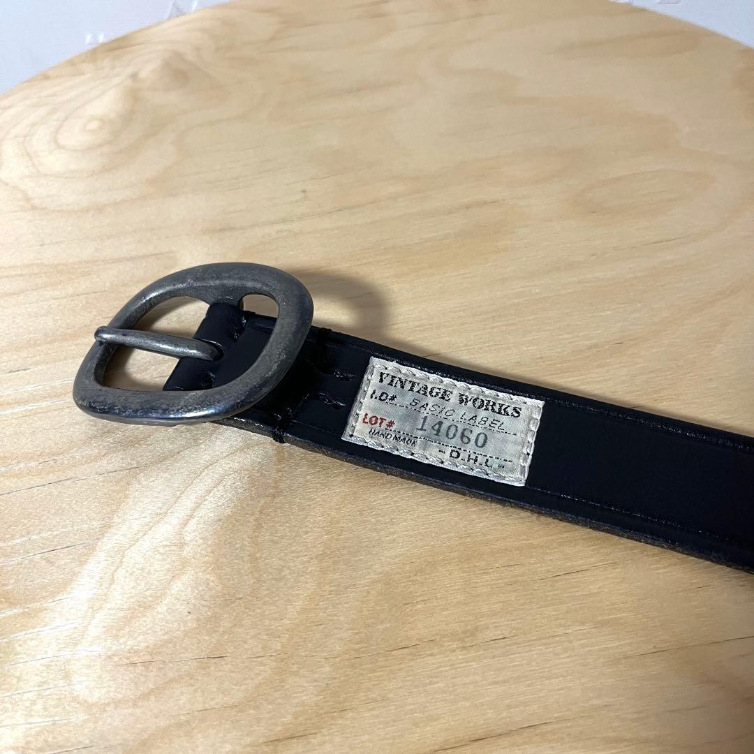 ヴィンテージワークス DH5527 レザーベルト 黒