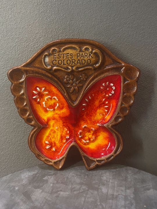 ビンテージ アンティーク 60s USAト小物 蝶 バタフライ