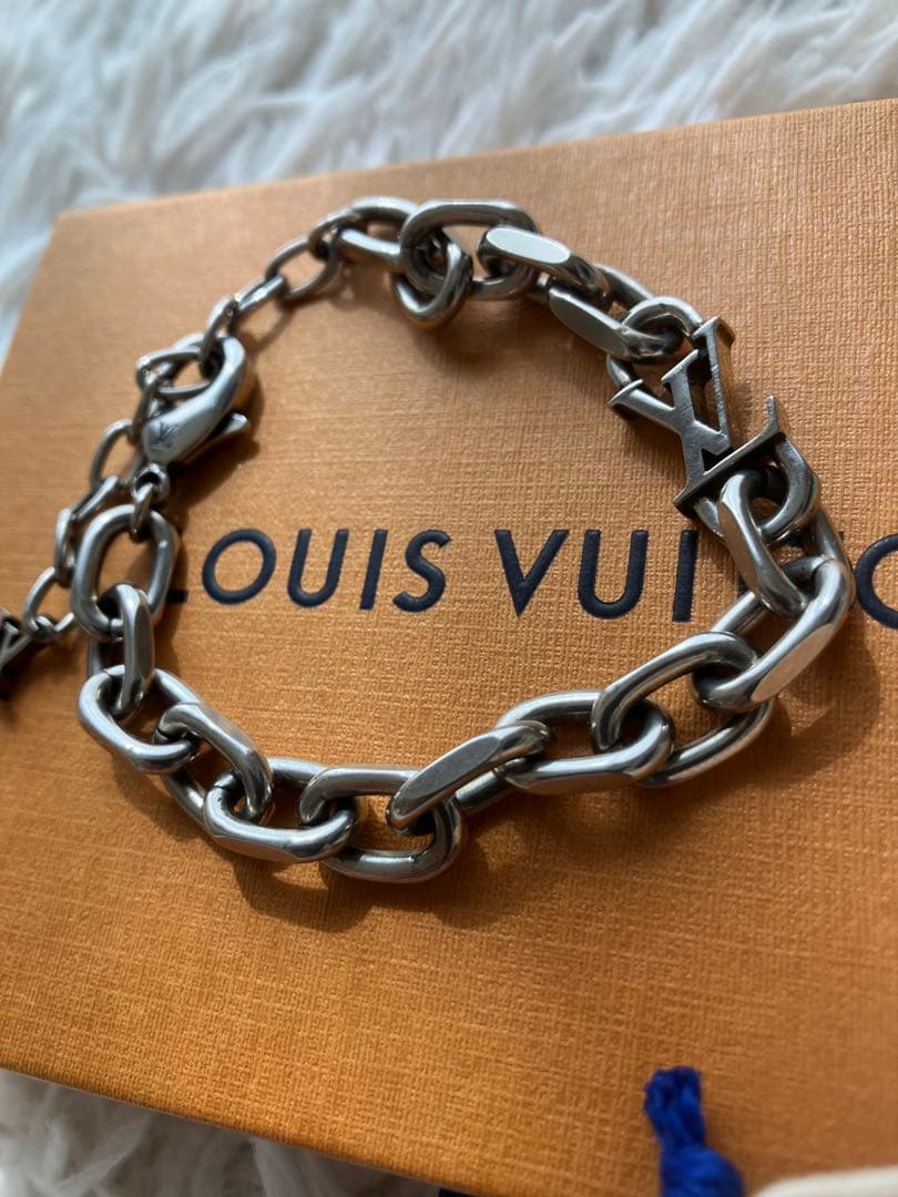 Louis Vuitton シルバーチェーンブレスレット2025年発売