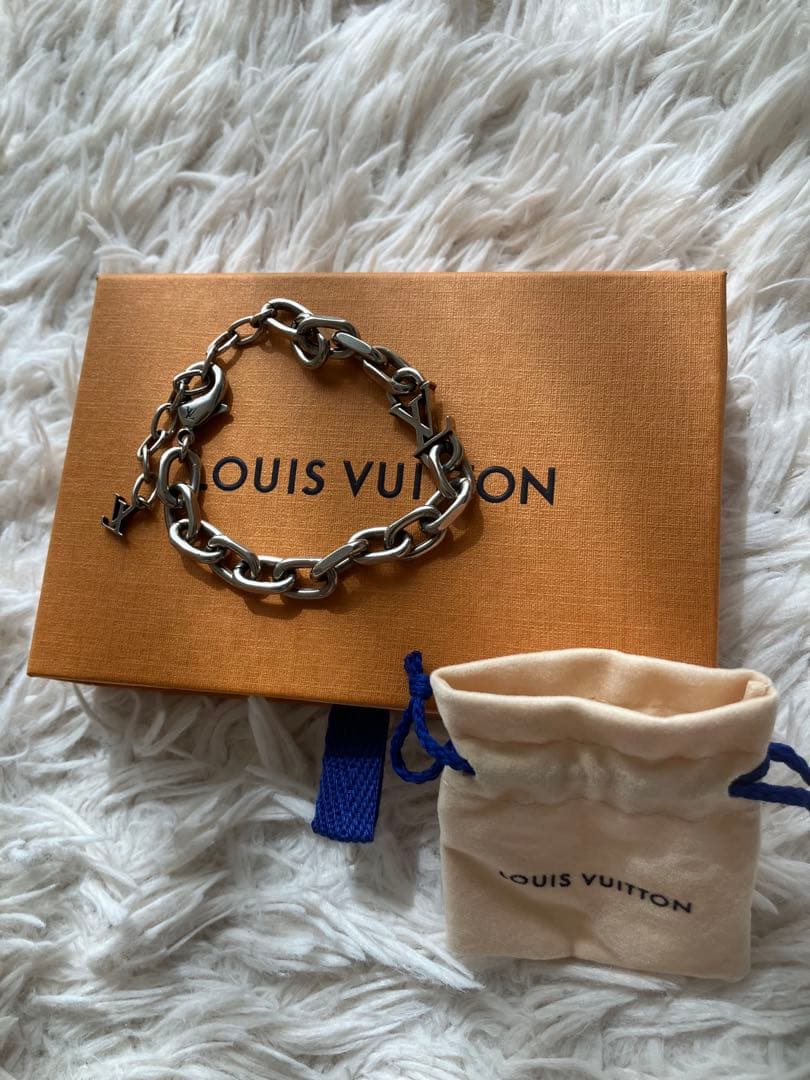 Louis Vuitton シルバーチェーンブレスレット2025年発売