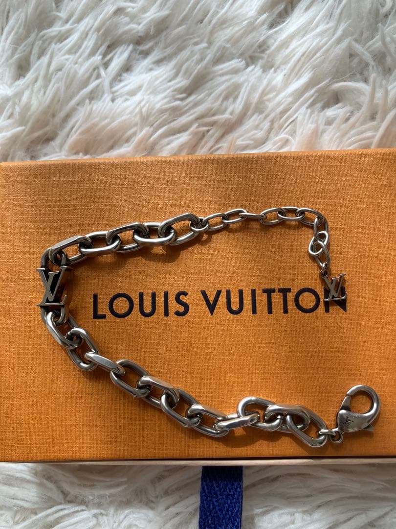 Louis Vuitton シルバーチェーンブレスレット2025年発売