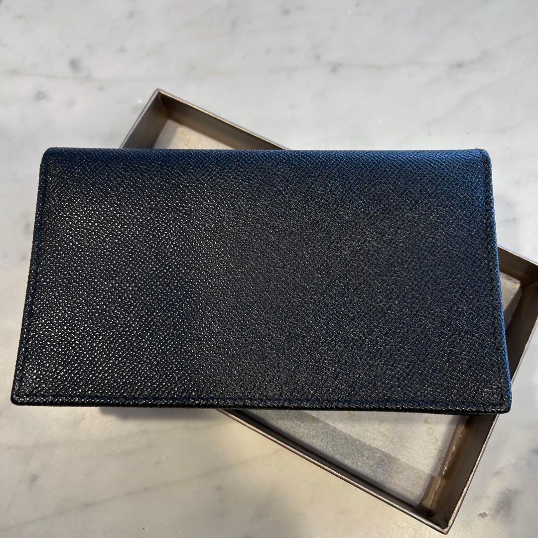 新品未使用　BVLGARI ブルガリマン　2つ折り長財布　ブラック30398
