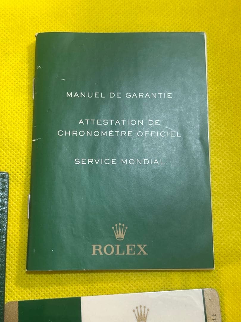 ロレックス　ギャランティー　　保証書　214270 75R177J2 ROLEX