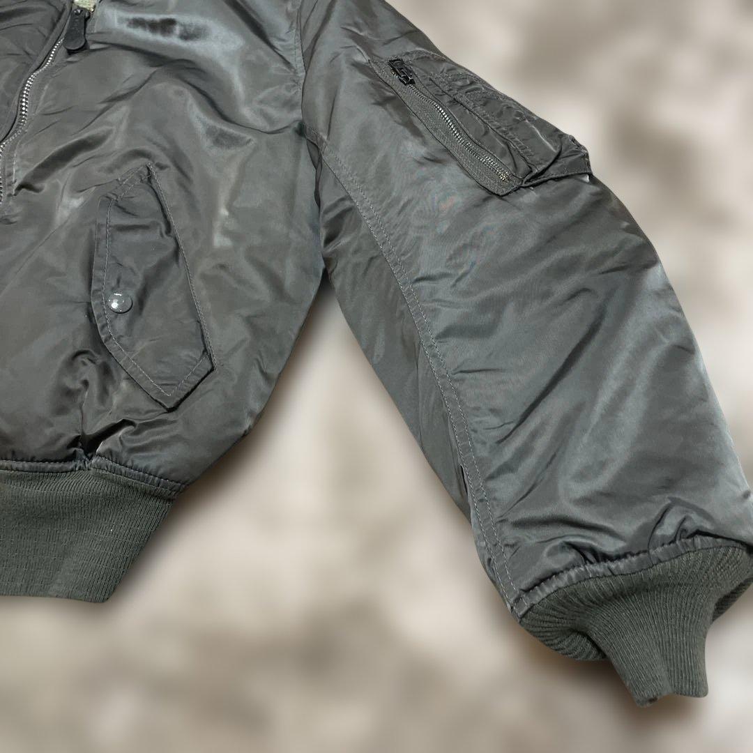 ま*し様 90s USA製ALPHA INDUSTRIES MA-1 フライトジ