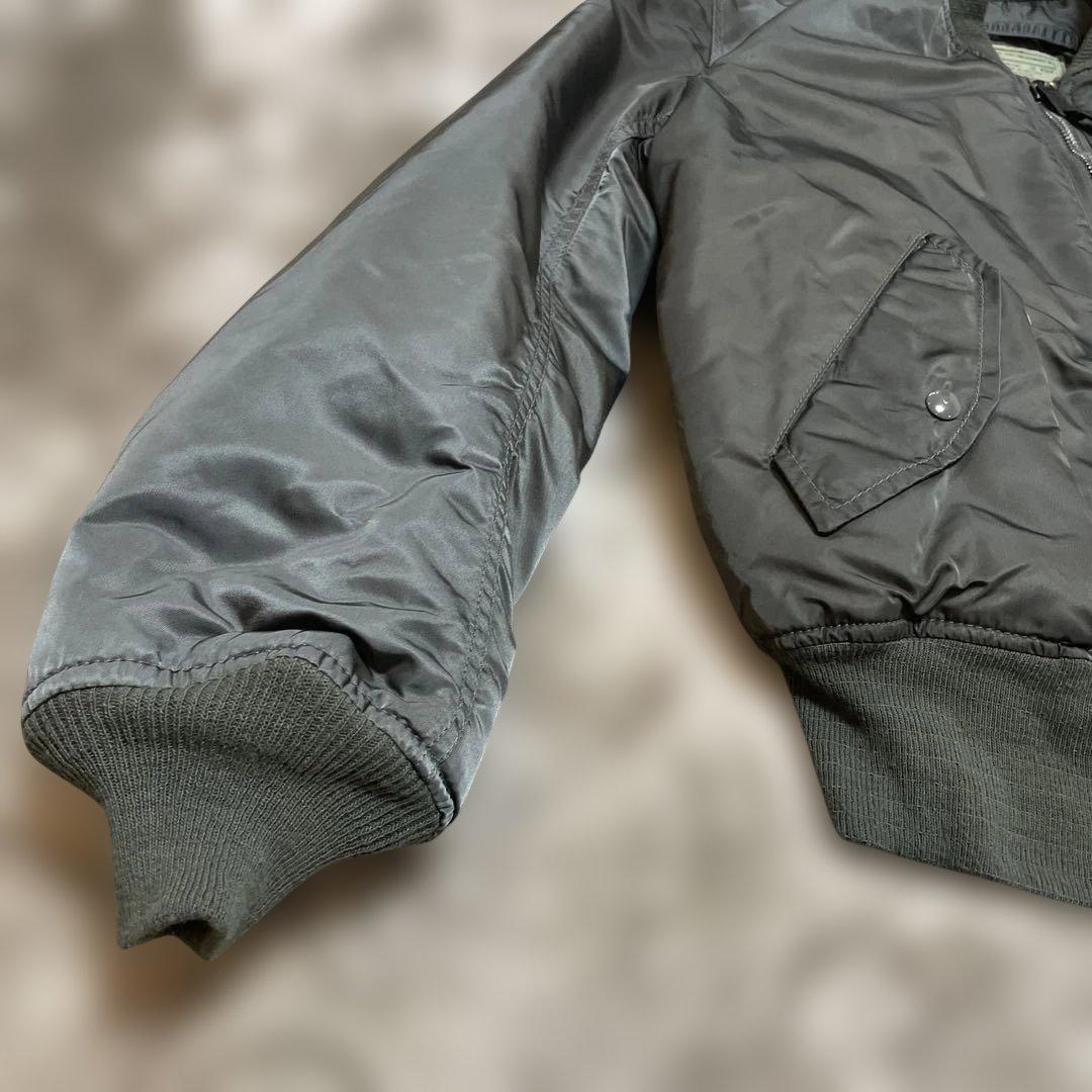 ま*し様 90s USA製ALPHA INDUSTRIES MA-1 フライトジ