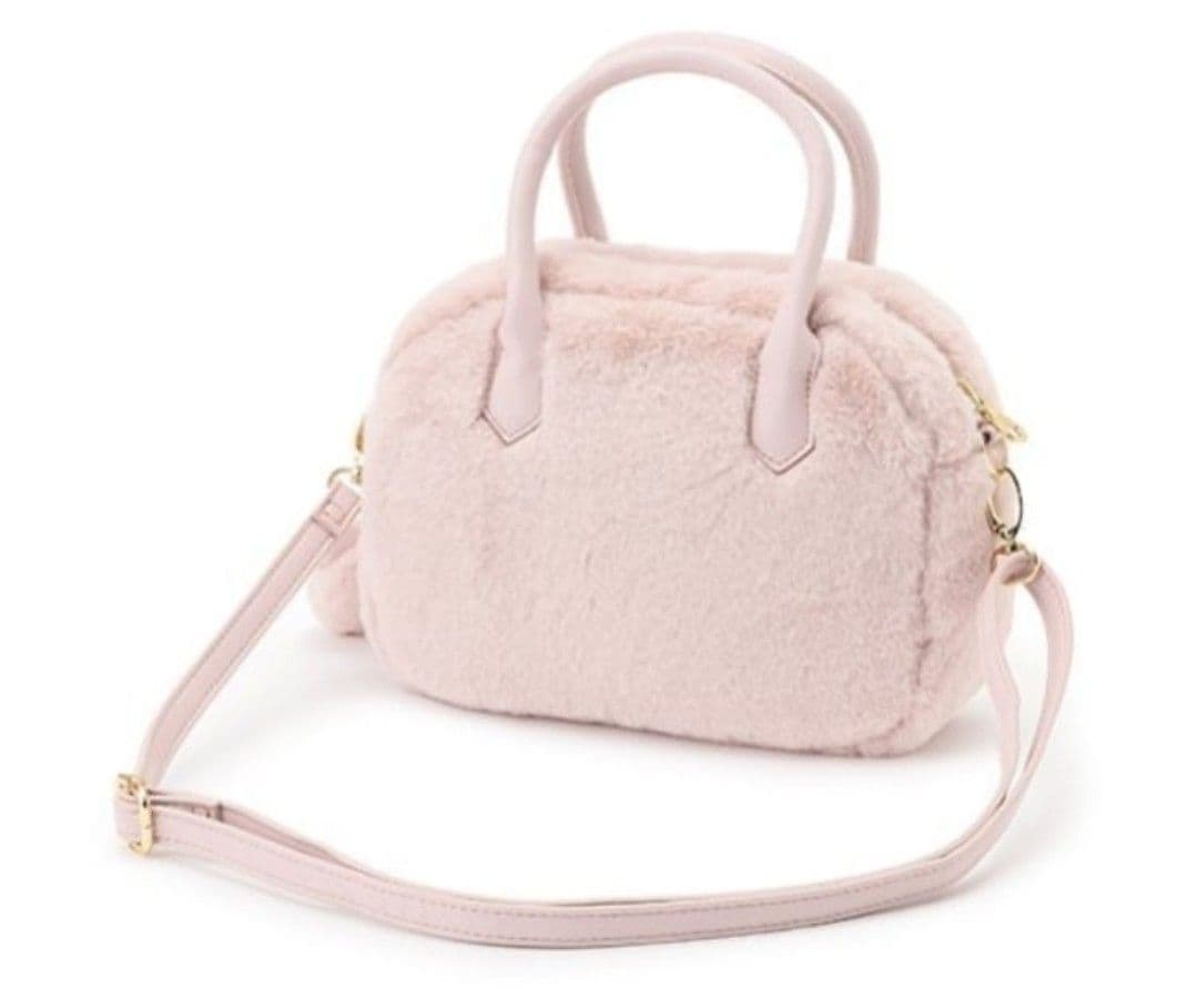 kate spade new york ファー ショルダーバッグ 猫チャーム