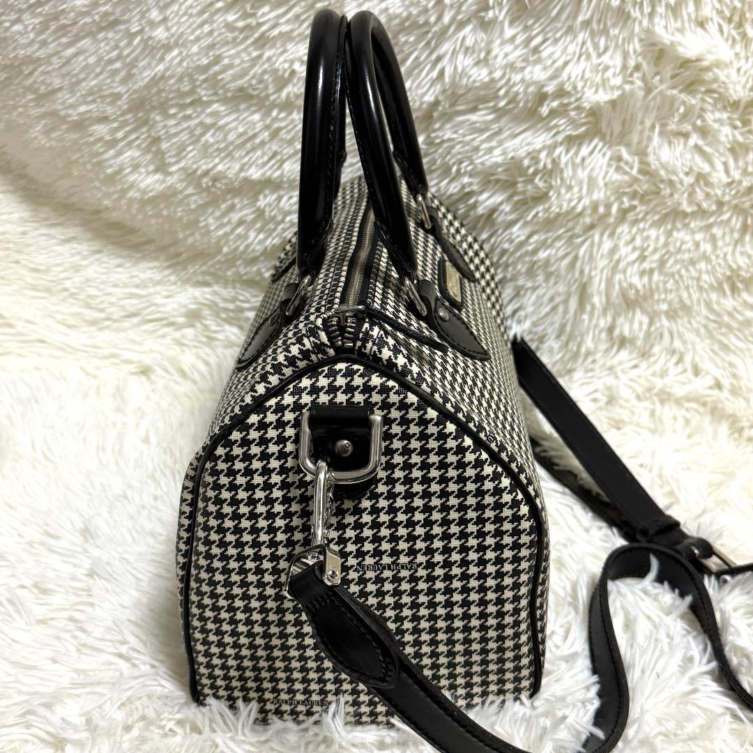 【美品⭐️】ラルフローレン 千鳥格子 2way ミニボストンバッグ 斜め掛け