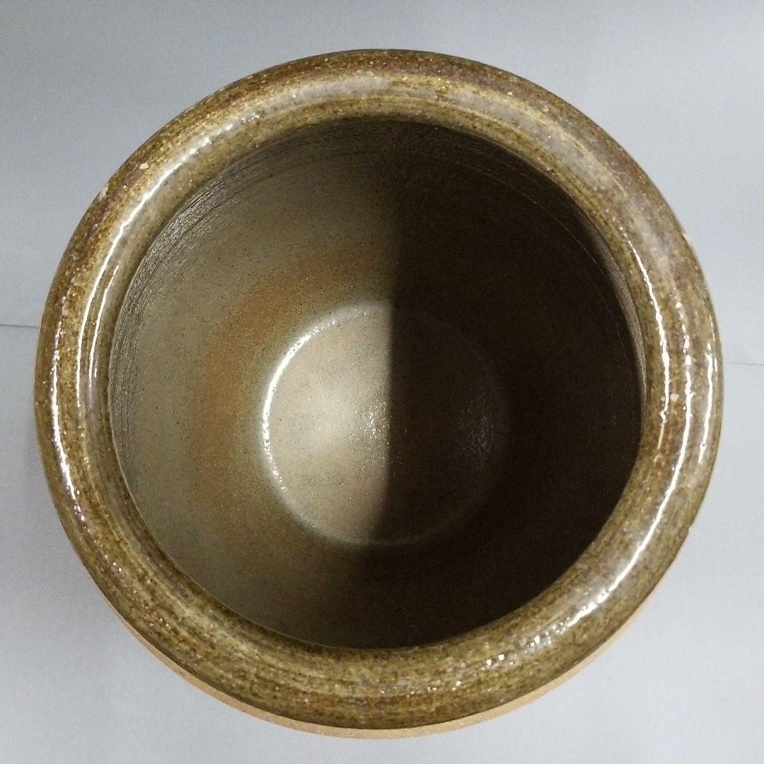 信楽焼 傘立て 鉄絵 高さ４２cm