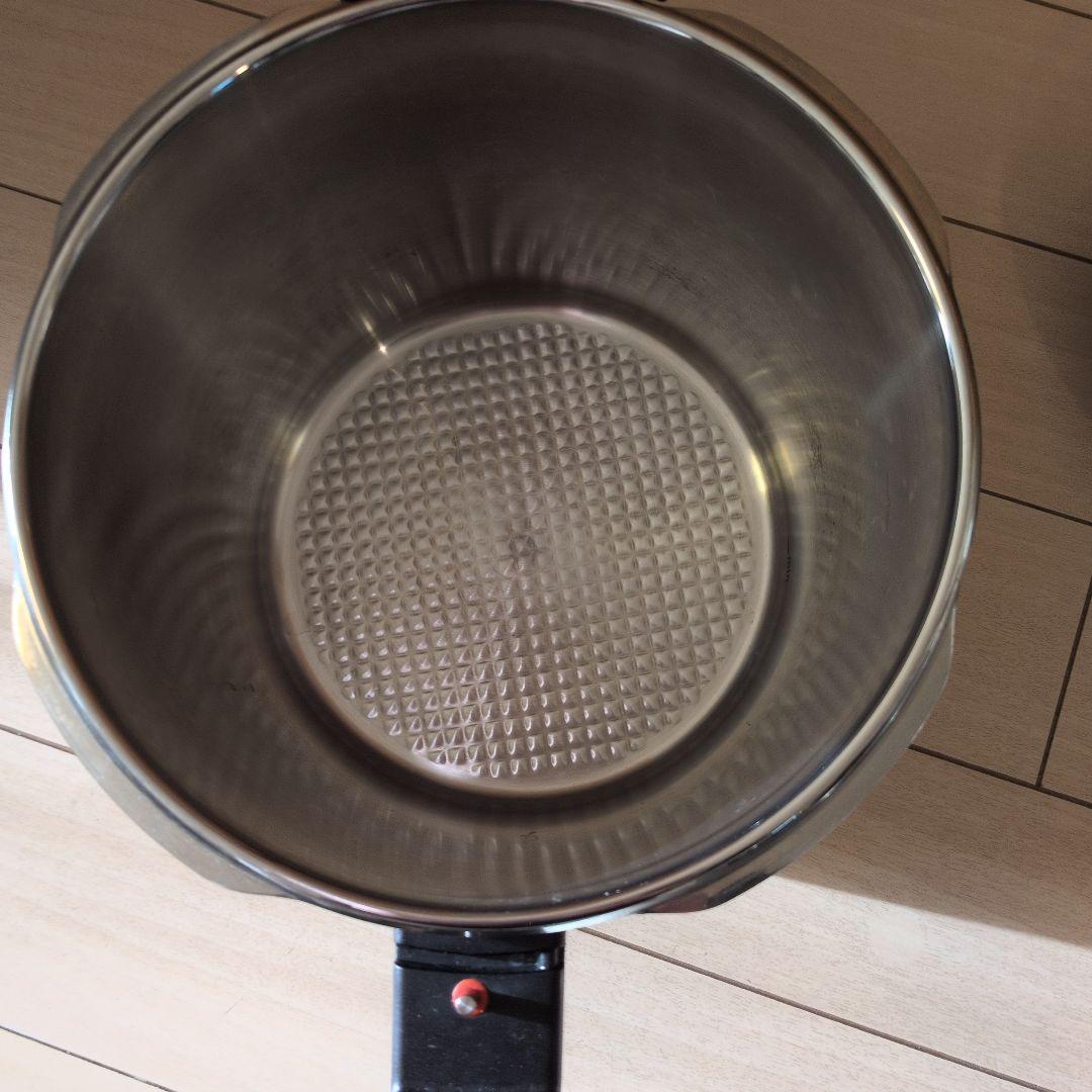 Fissler　フィスラー　ステンレス圧力鍋 蒸し器・ガラス蓋付き
