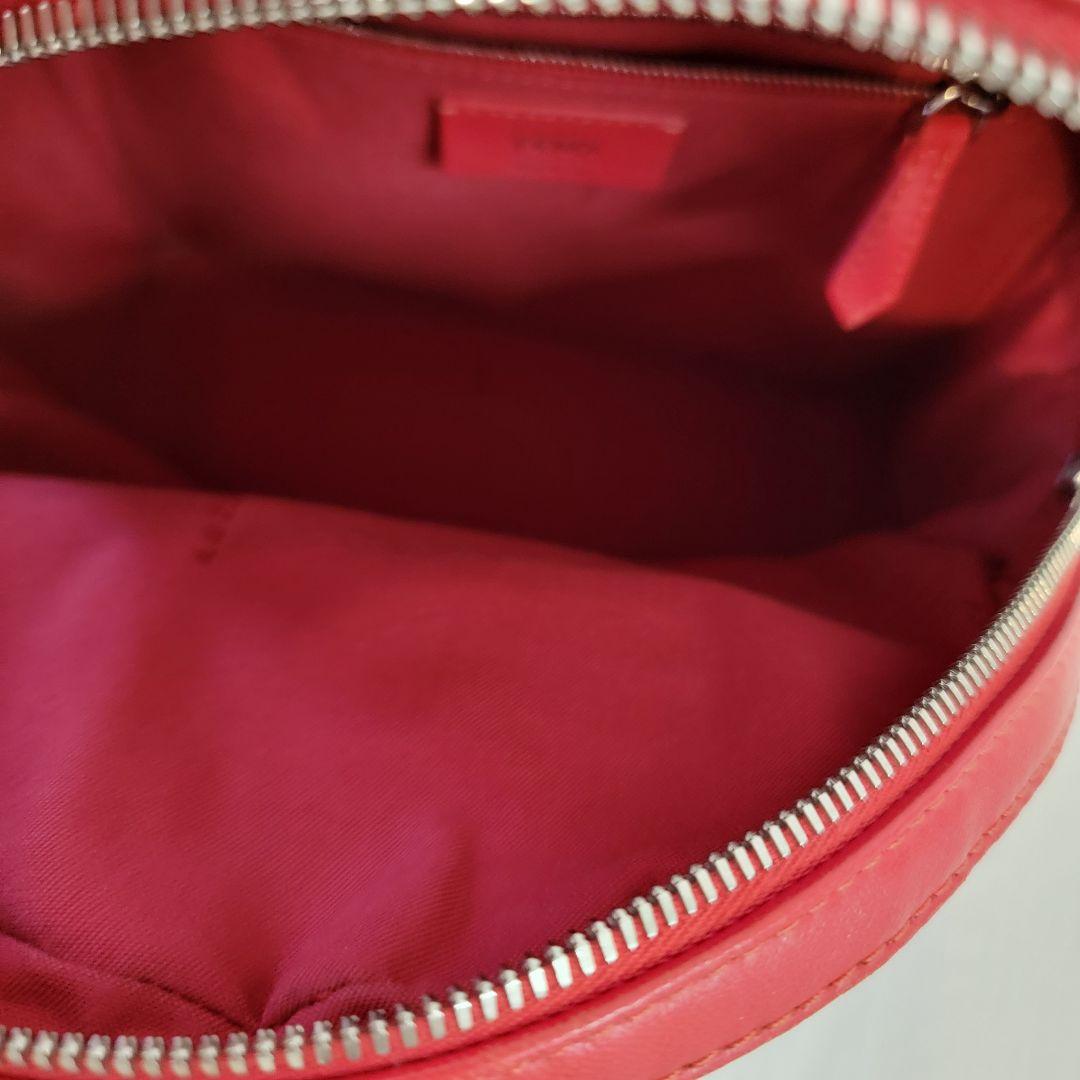 【可愛い】FENDI フェンディ バイザウェイ バックパック／リュックレザー赤