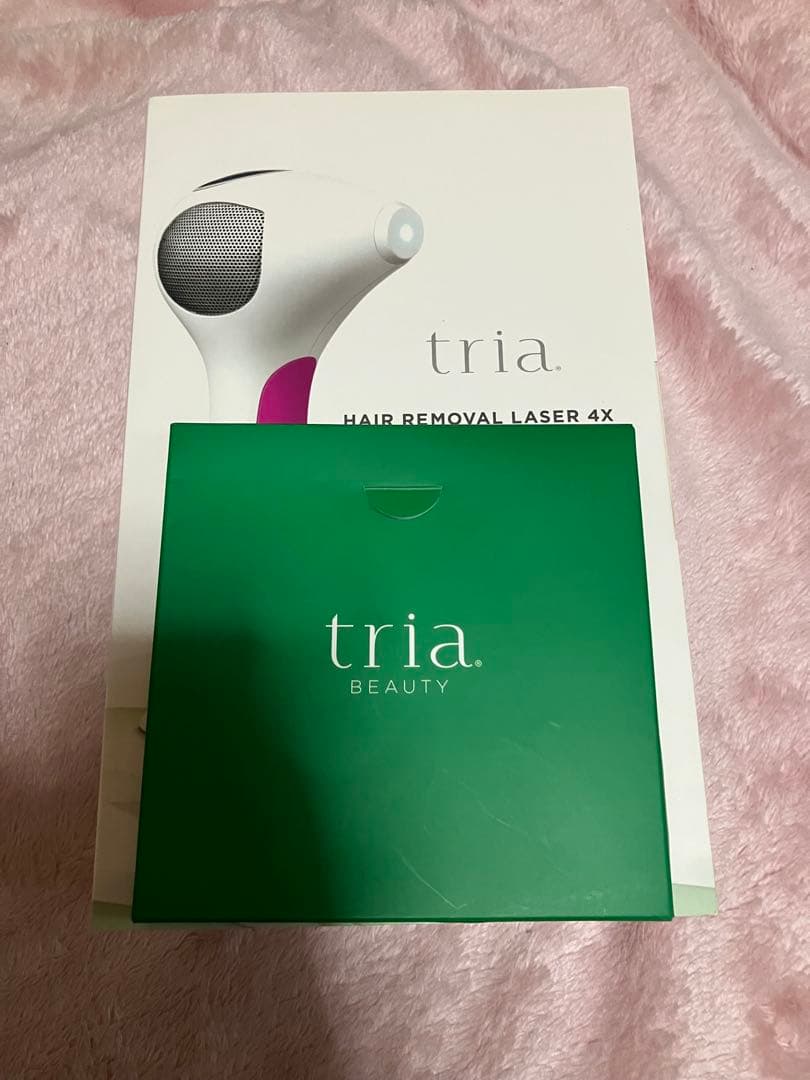 Tria 4X 脱毛器 ホワイト/ピンク　2021年製