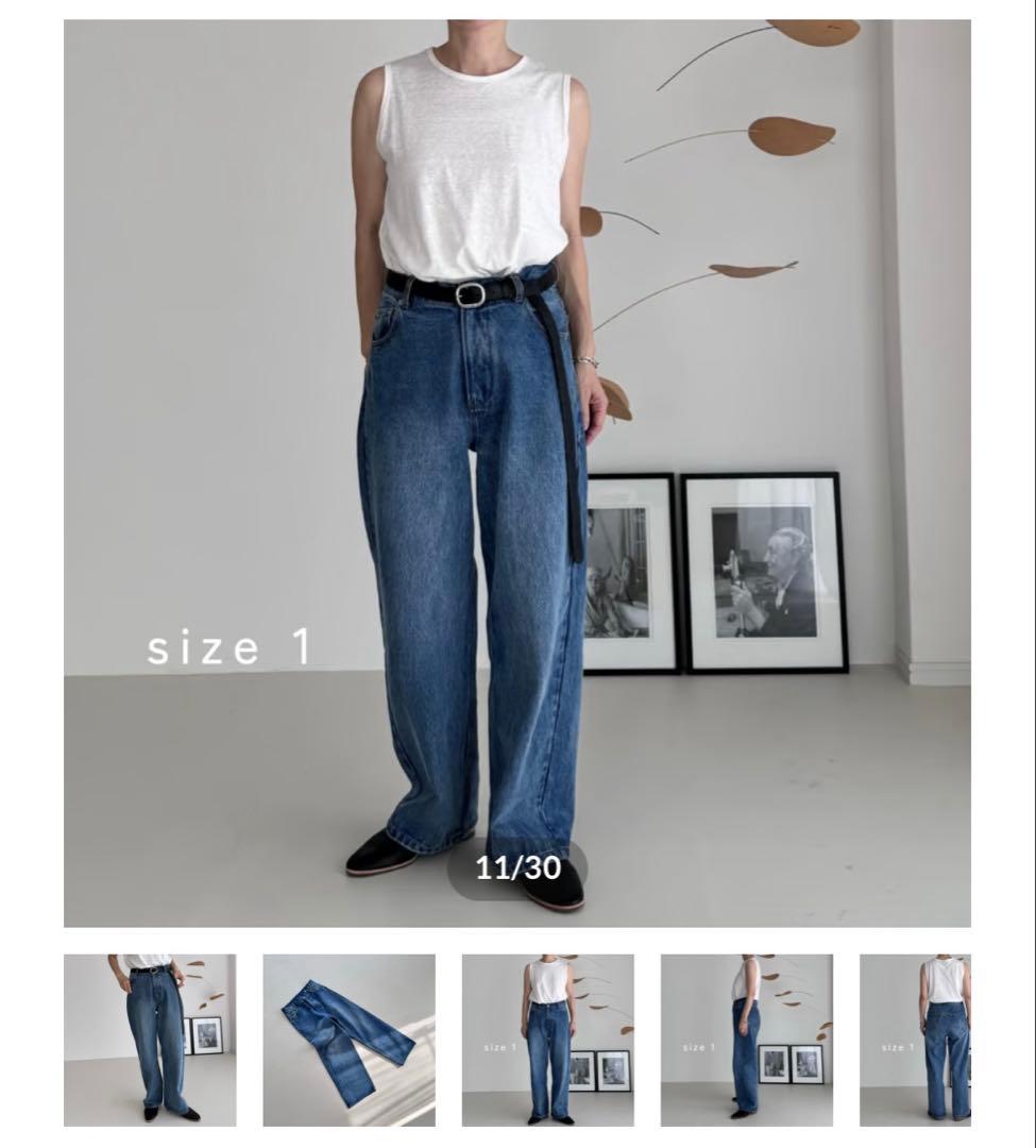 argue MELLOW STRAIGHT DENIM サイズ1