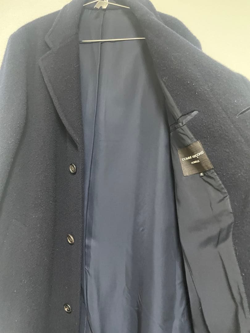 COMME des GARÇONS HOMME ロングコート　ブラック