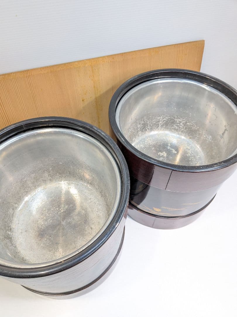 P024 京都 象彦 漆器 手あぶり 火鉢 2点 木箱入 老舗 伝統工芸