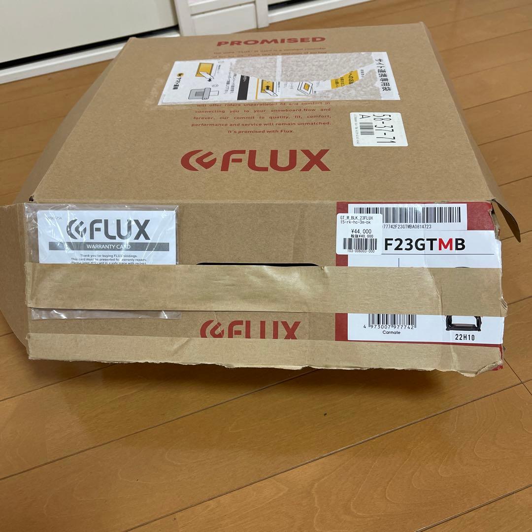 FLUX GT ビンディング Mサイズ ブラック/オレンジ
