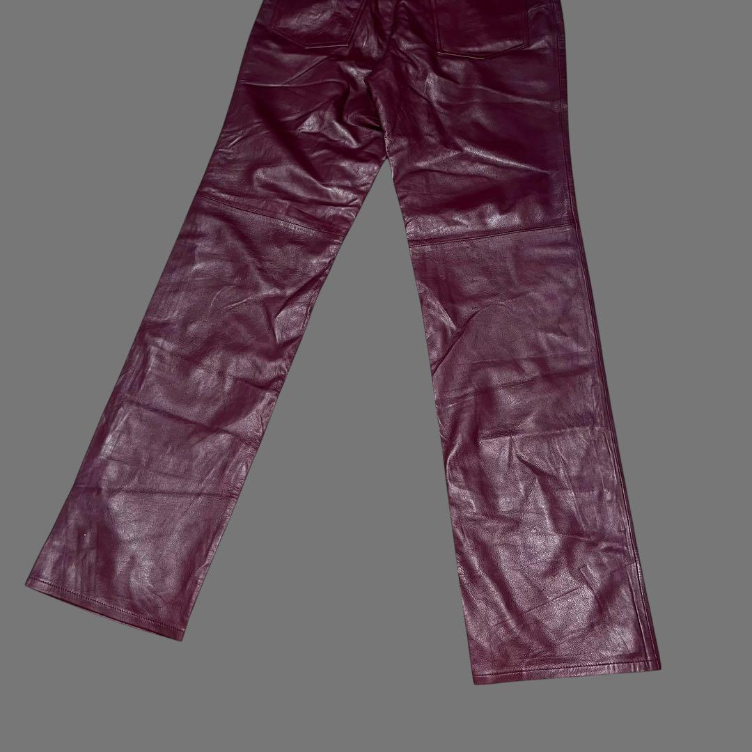 パンツ SO by alexander van slobbe Leather pants