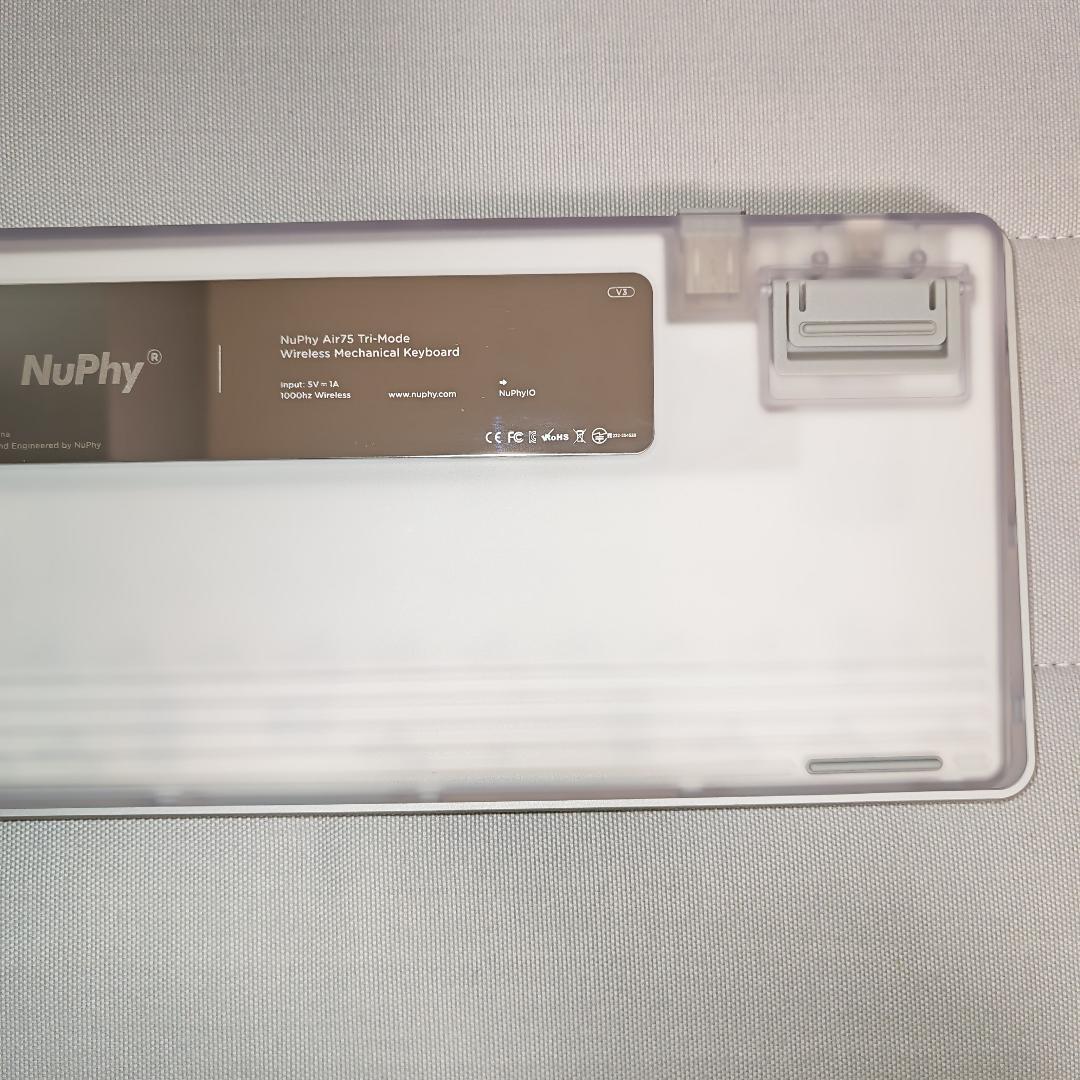 Nuphy Air75 V3 US配列 Blush Nano軸 ANSI 英字