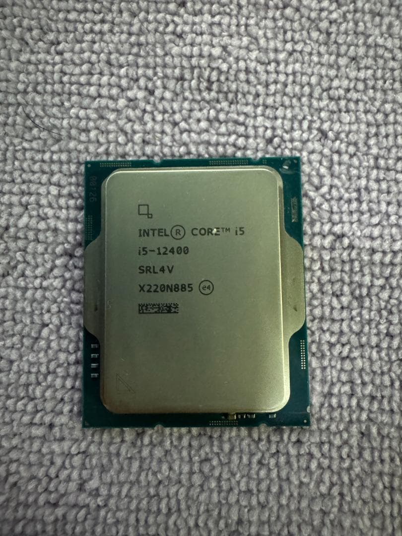 動作品 Core i5-12400 (6C/12T) 65w LGA1700