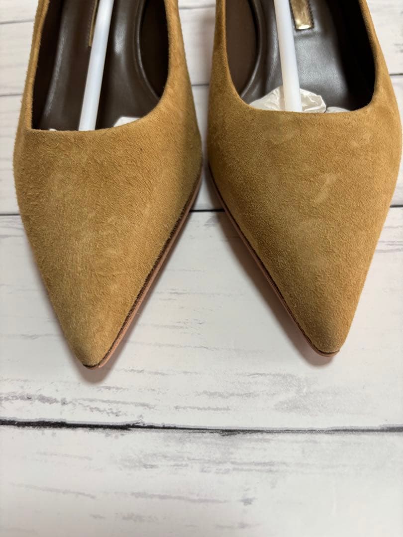 新品・未使用【BALDAN】スウェードパンプス(23.5㎝)ポインテッドトゥ