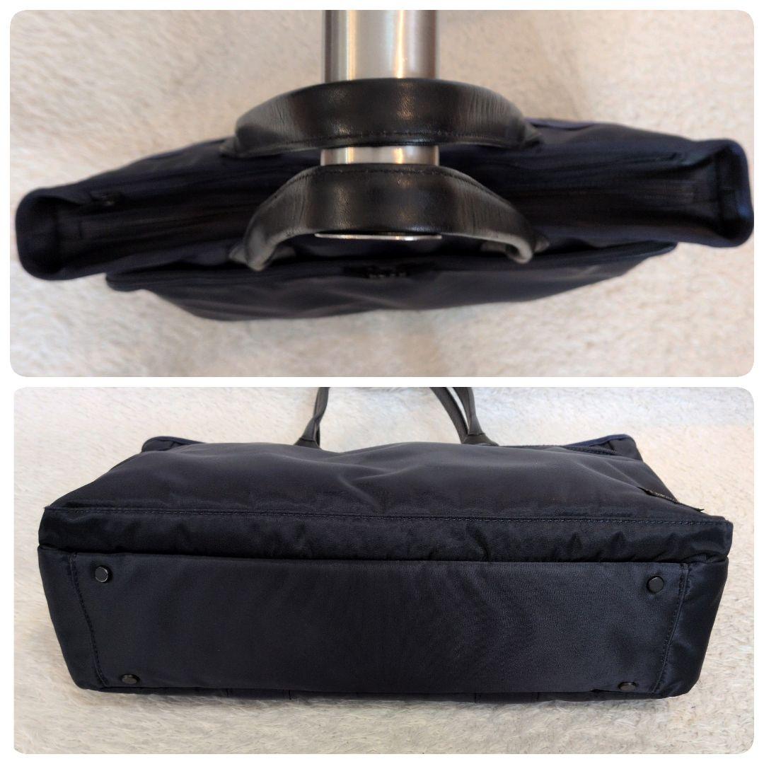 美品　PORTER　TIME（タイム） トートバッグ　ナイロン　レザー持ち手