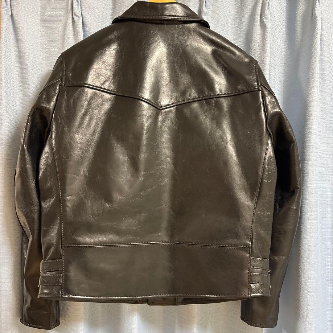 STARKEHAUT ライダース ベジタン 馬革 茶芯 ライトニング 新品