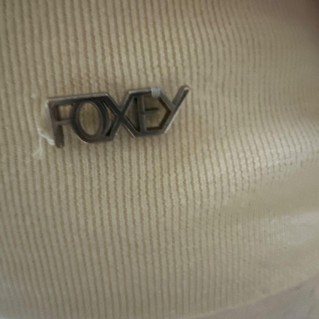 フォクシー　タートル　リブニット　セーター　 M