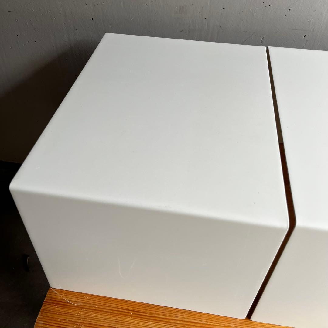 美品★無印 スタッキングシェルフ・コの字棚３個セット