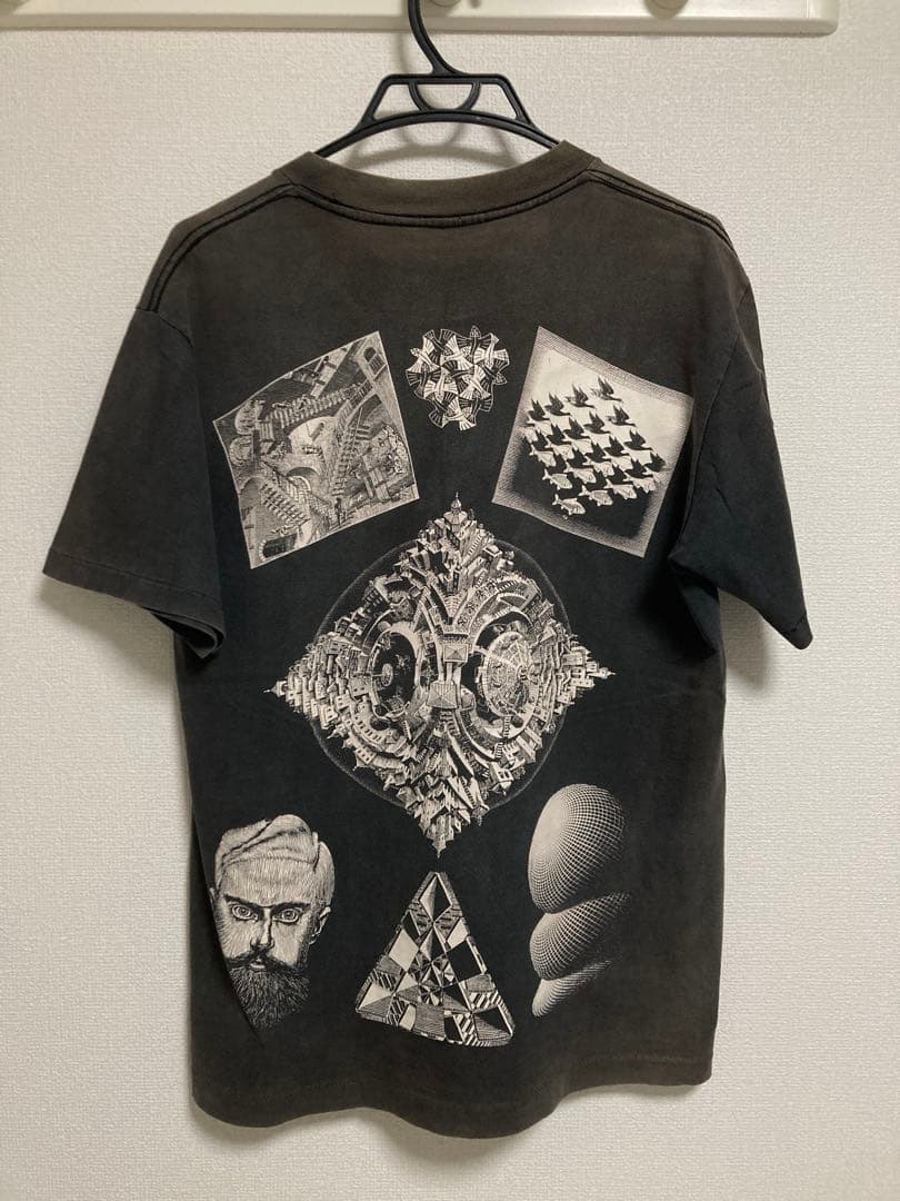 雰囲気◎1991 M.C. Escher マルチプリント Tシャツ　エッシャー