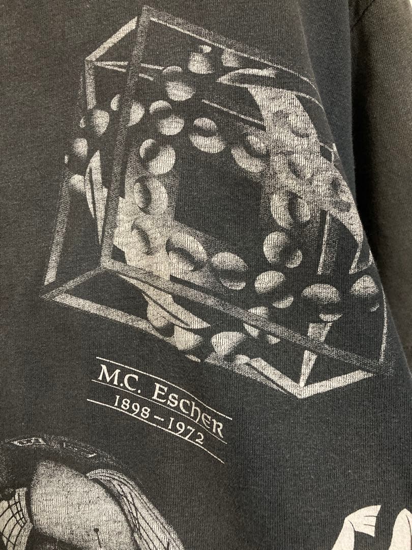 雰囲気◎1991 M.C. Escher マルチプリント Tシャツ　エッシャー