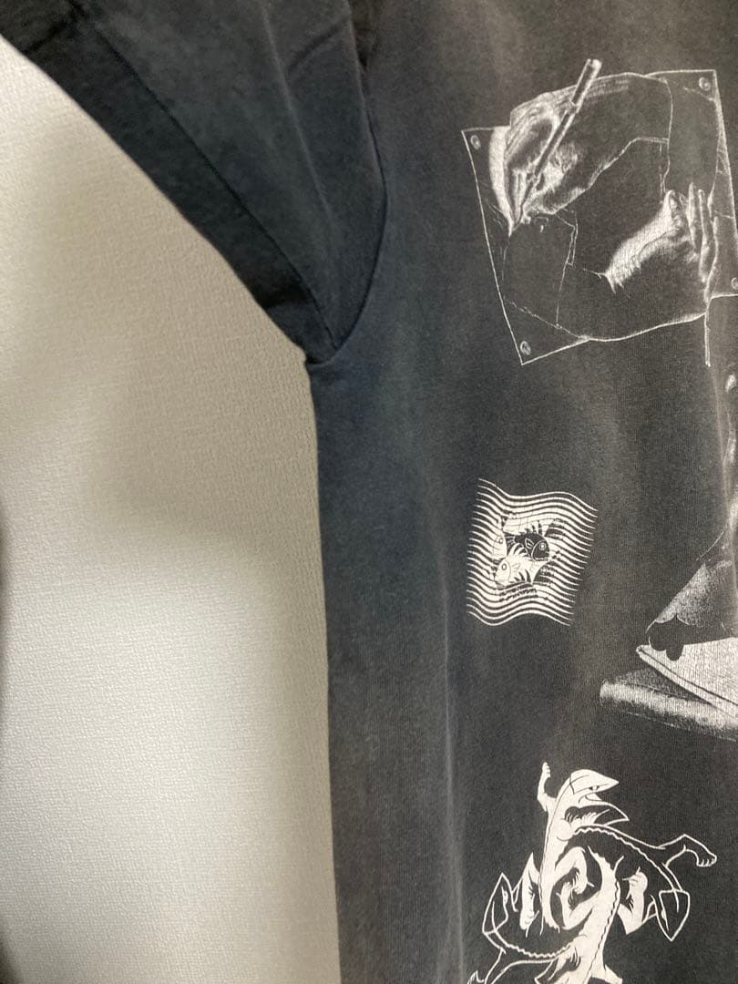 雰囲気◎1991 M.C. Escher マルチプリント Tシャツ　エッシャー