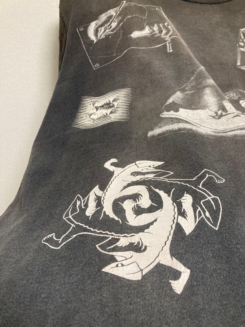雰囲気◎1991 M.C. Escher マルチプリント Tシャツ　エッシャー