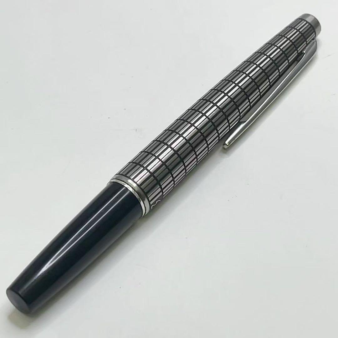 パイロット PILOT Elite 万年筆 半格子 蝕刻 18k-750