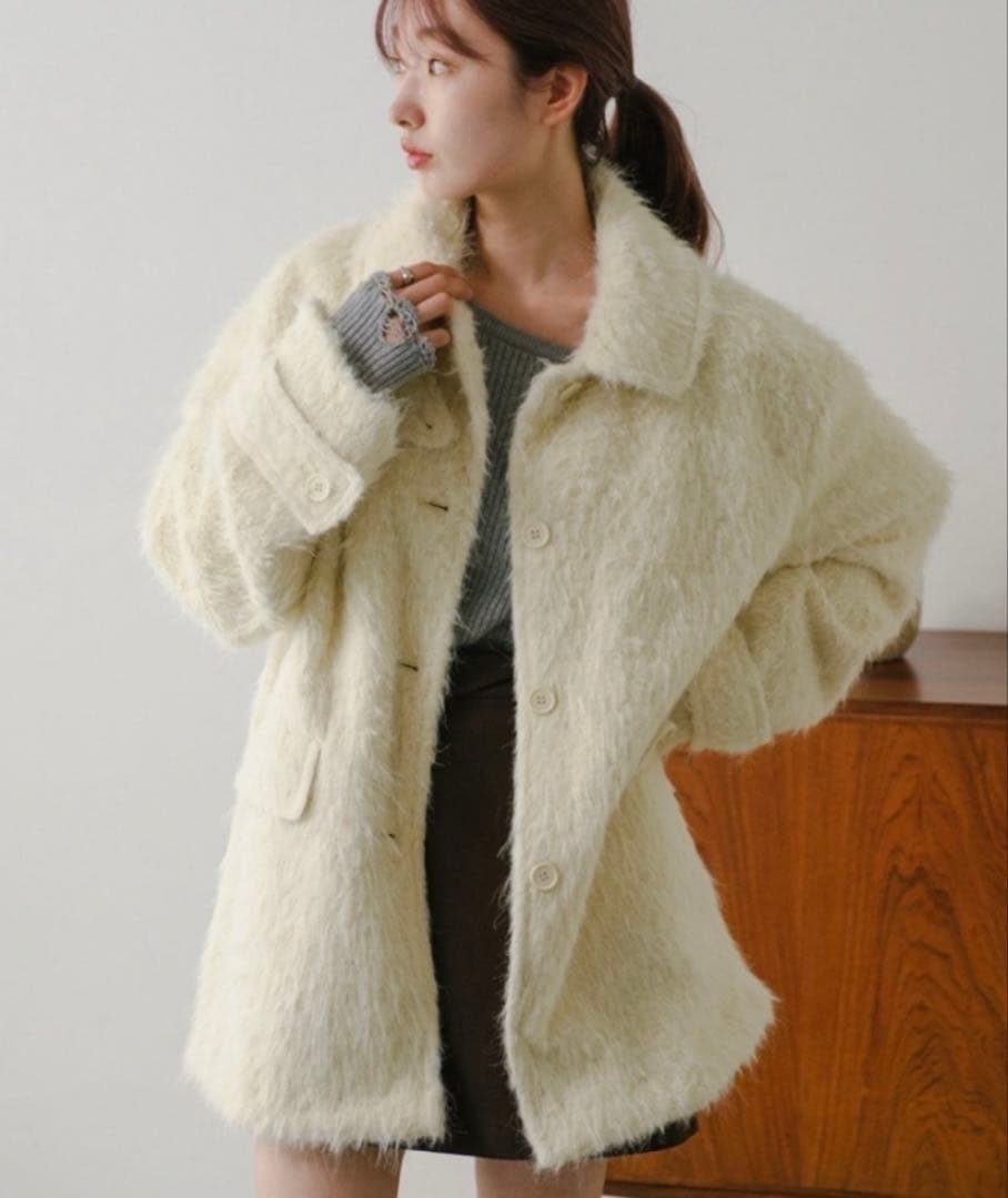 まる⭐︎新品未使用　kastane カスタネ　シャギーコート