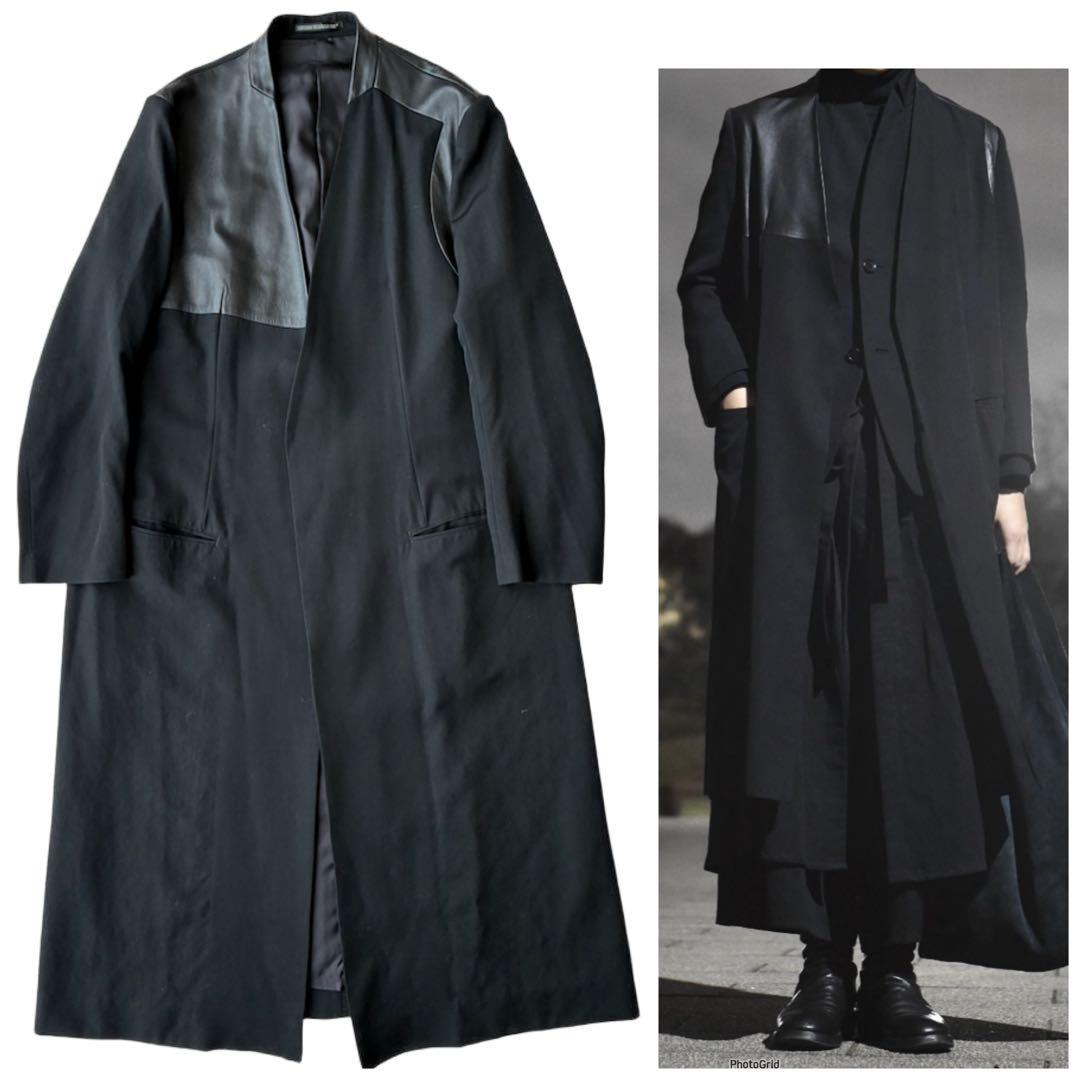 B Yohji Yamamoto ヨウジヤマモト 19aw レザー コート