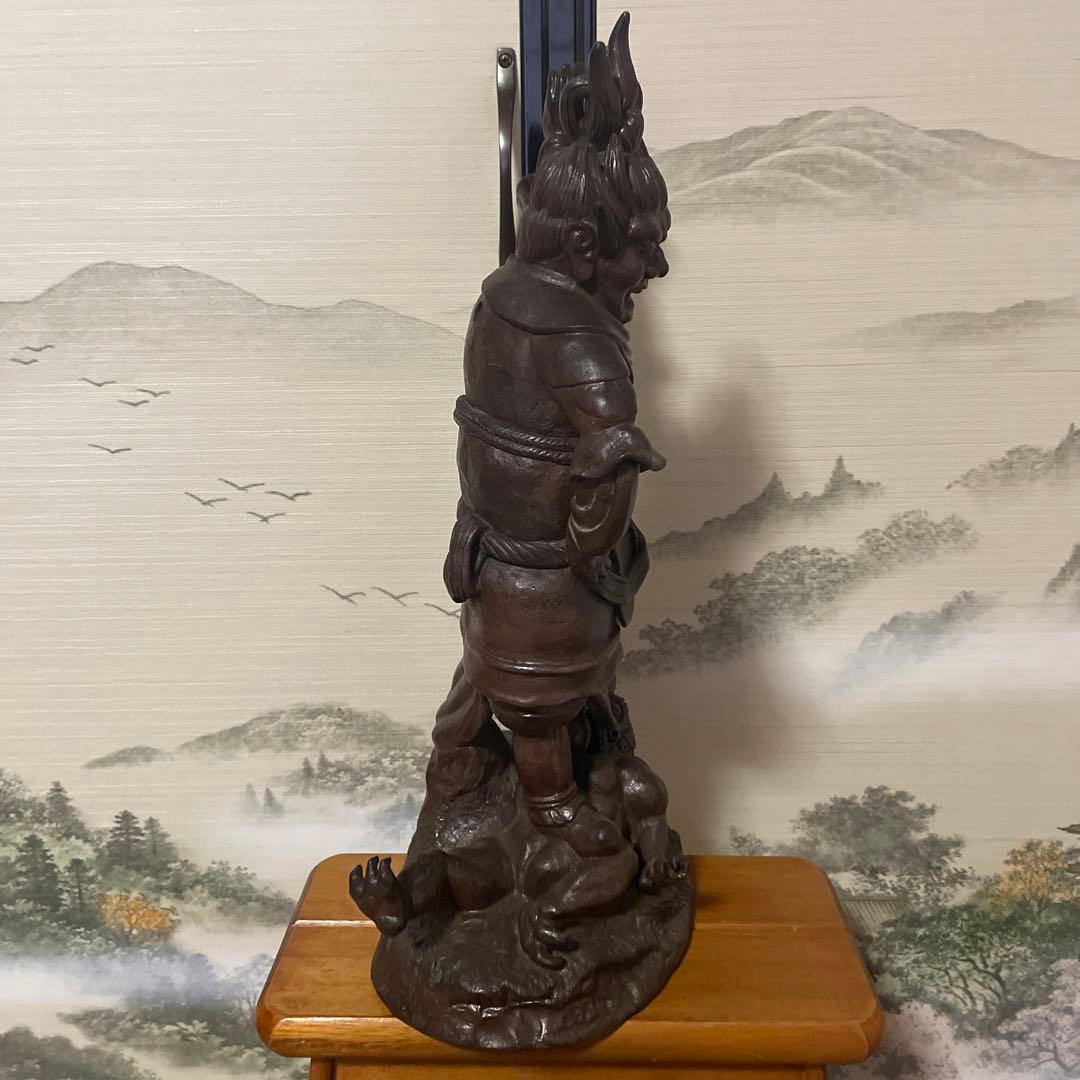 備前焼　毘沙門天