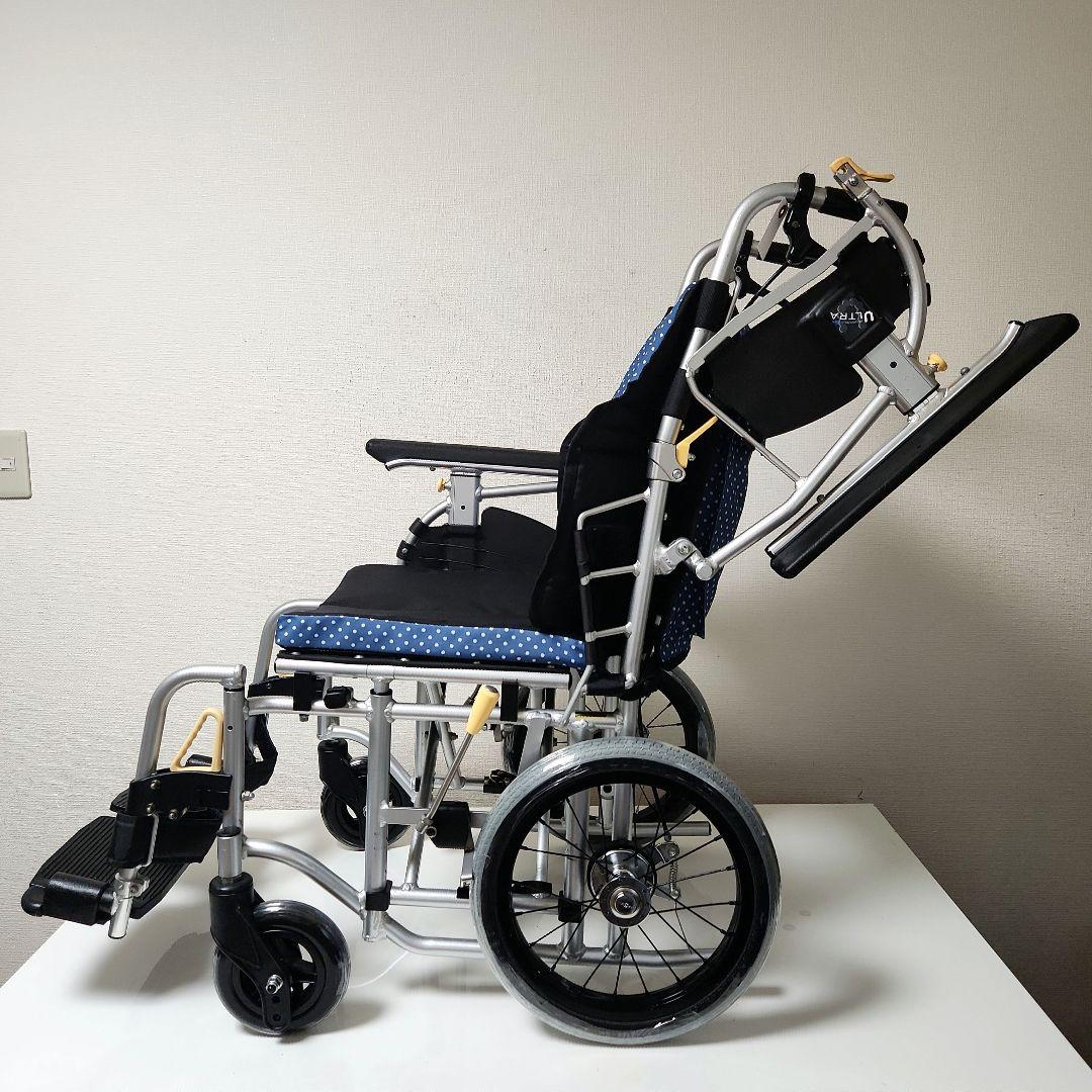 日進医療器　介助用　多機能　超軽量　ノーパンクタイヤ　車椅子　NAH-U7