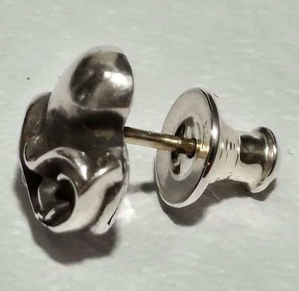 【正規美品】クロムハーツ　ハートスタッドピアス