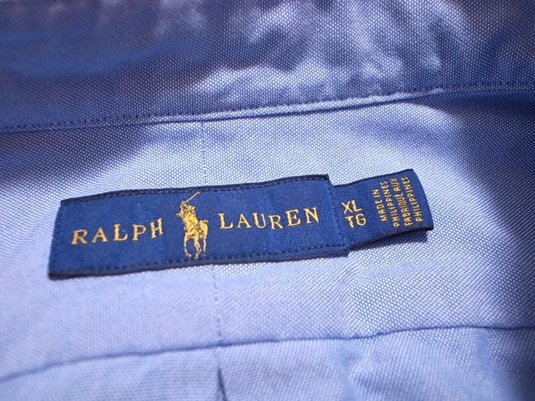 POLOポロラルフローレン総柄マルチポニーPONY 刺繍ボタンダウンシャツ XL